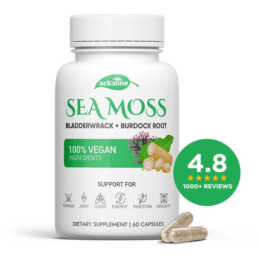 Sea Moss With Bladderwrack & Burdock Root